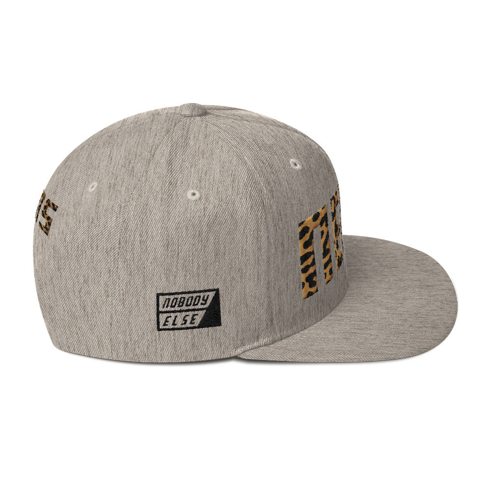 NELMS LEO-PARD Snapback Hat