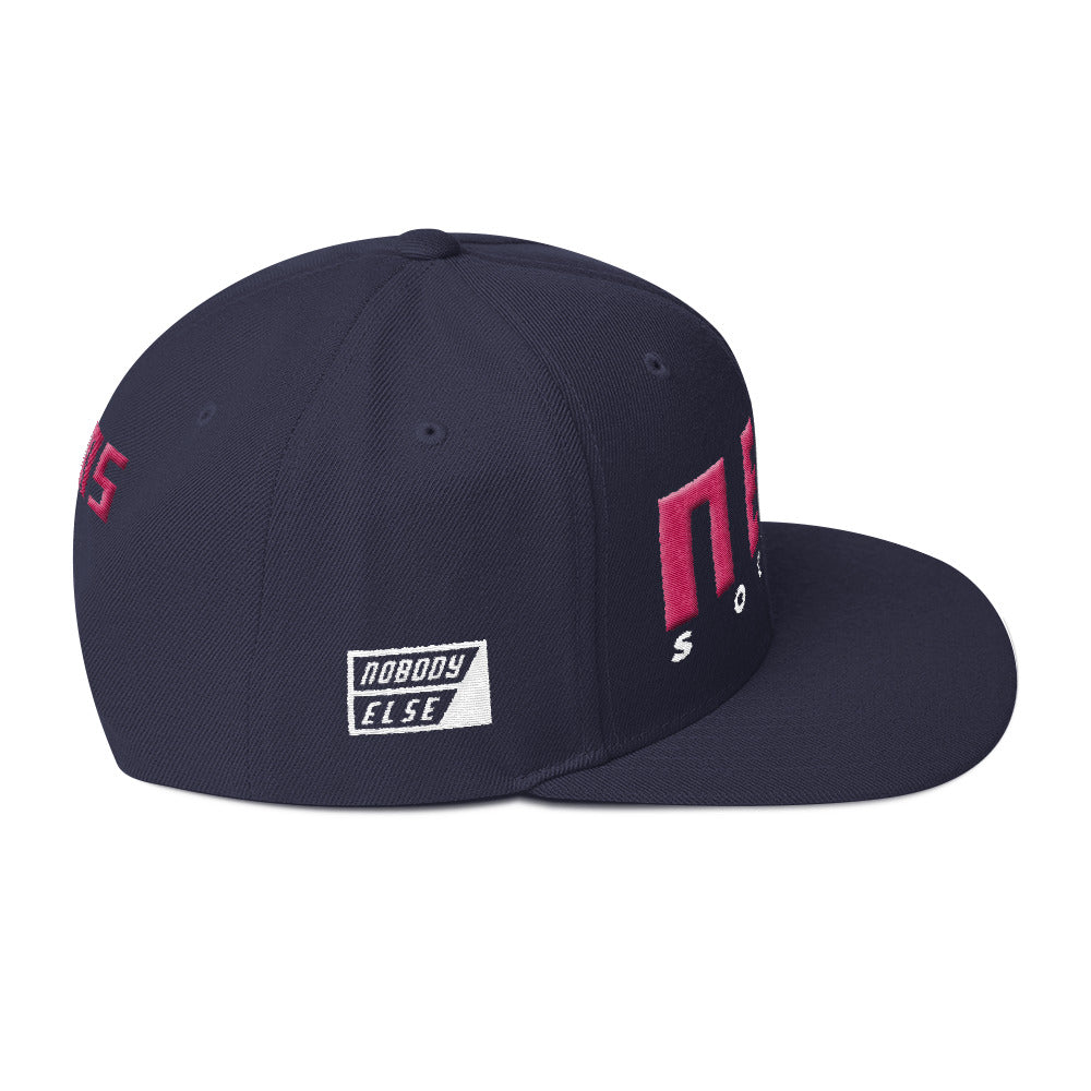 NELM SOCIETY PINK Snapback Hat