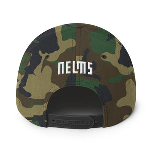 NELMS CAMO/WHITE Snapback Hat