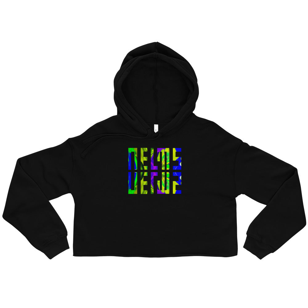 NELMS PSYCHEDELIC I Crop Hoodie