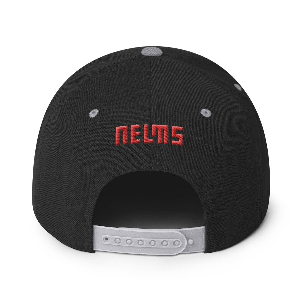 NELM SOCIETY SPLIT RWB Snapback Hat