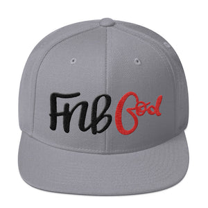 NELMS FNBGod Black/Red Snapback Hat