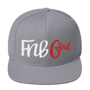 NELMS FNBGod White/Red Snapback Hat