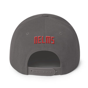 NELM SOCIETY RED Snapback Hat