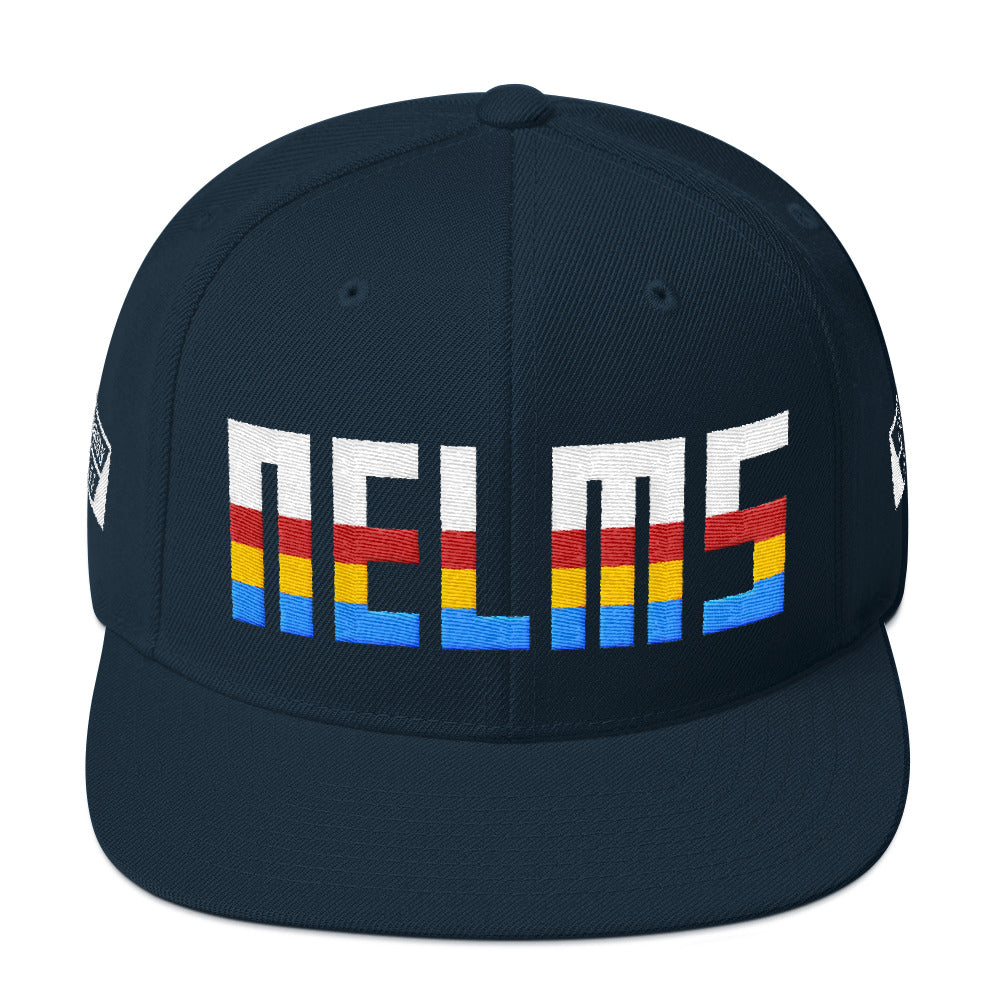 NELMS Color Stripes Snapback Hat