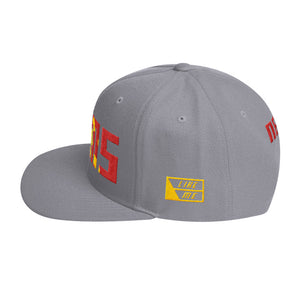 NELMS Red/Yellow Camo Design Snapback Hat