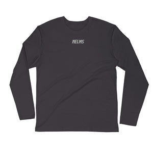 NELMS SIGNATURE Long Sleeve Fitted Crew