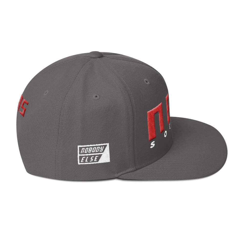 NELM SOCIETY RED Snapback Hat