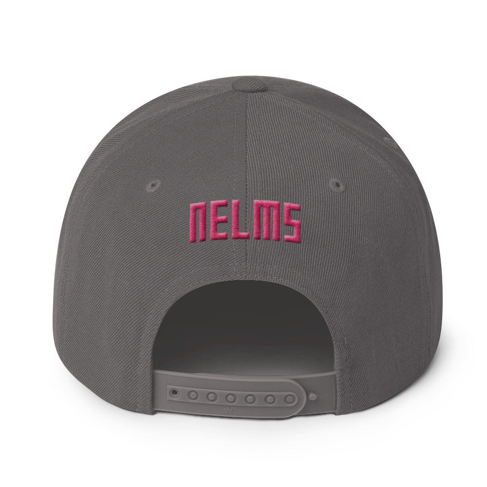 NELM SOCIETY PINK Snapback Hat