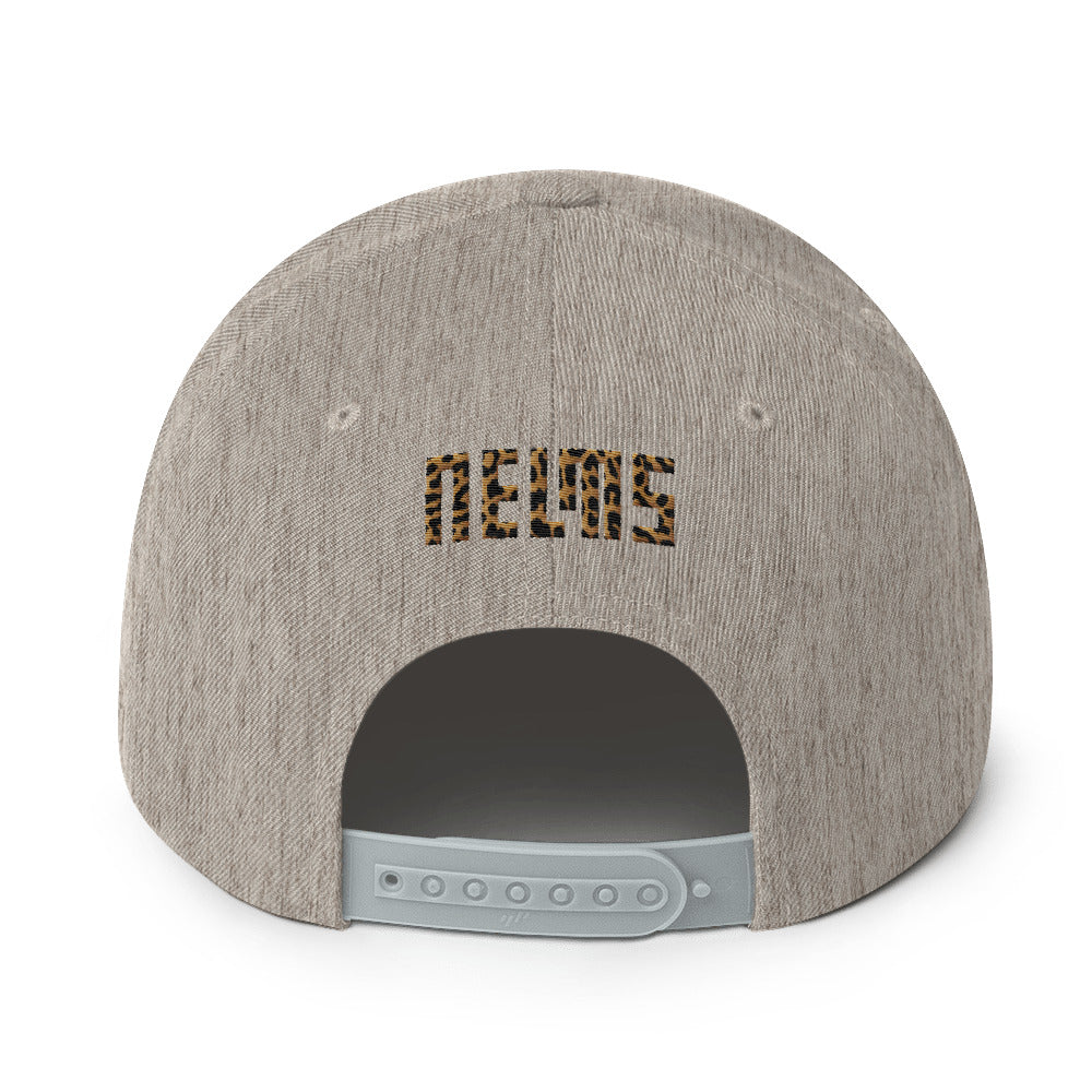 NELMS LEO-PARD Snapback Hat