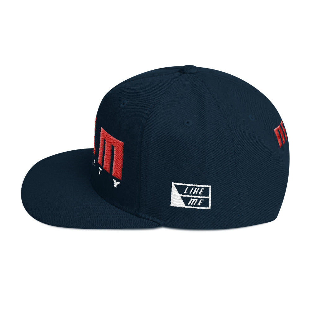 NELM SOCIETY RED Snapback Hat