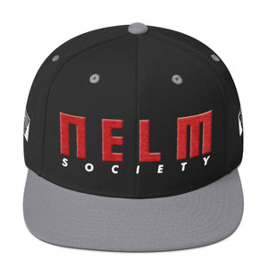 NELM SOCIETY RED Snapback Hat