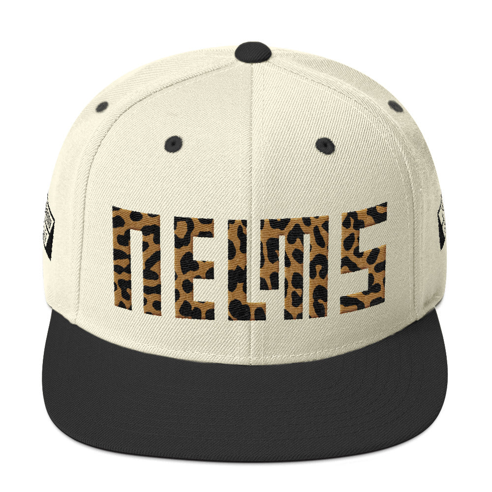 NELMS LEO-PARD Snapback Hat