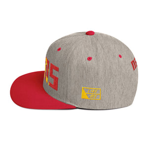 NELMS Red/Yellow Camo Design Snapback Hat