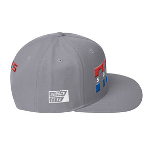 NELM SOCIETY SPLIT RWB Snapback Hat