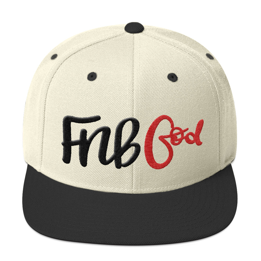 NELMS FNBGod Black/Red Snapback Hat