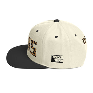 NELMS LEO-PARD Snapback Hat