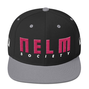 NELM SOCIETY PINK Snapback Hat