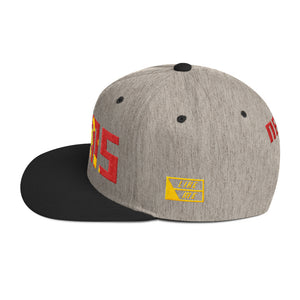 NELMS Red/Yellow Camo Design Snapback Hat