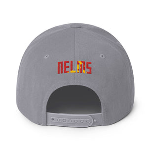 NELMS Red/Yellow Camo Design Snapback Hat