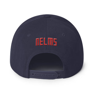 NELM SOCIETY RED Snapback Hat