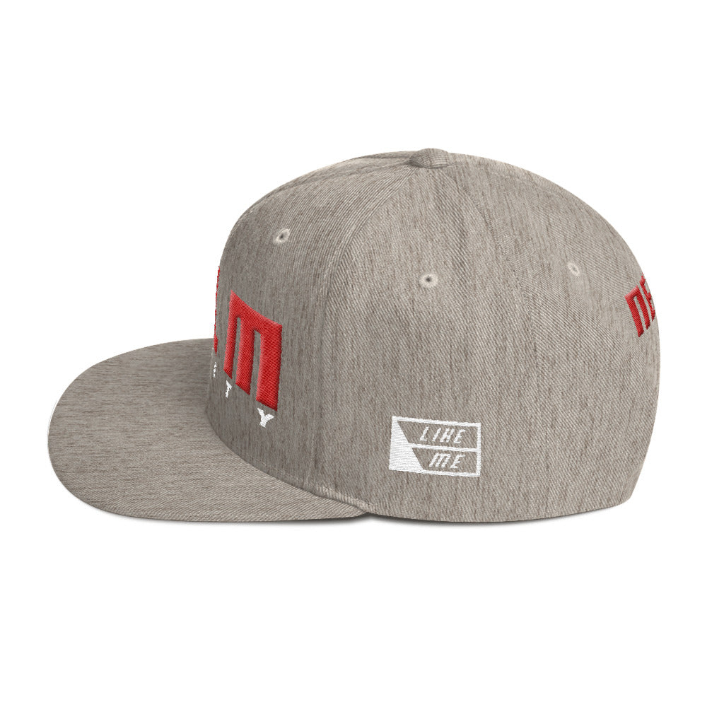 NELM SOCIETY RED Snapback Hat