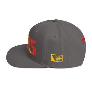 NELMS Red/Yellow Camo Design Snapback Hat