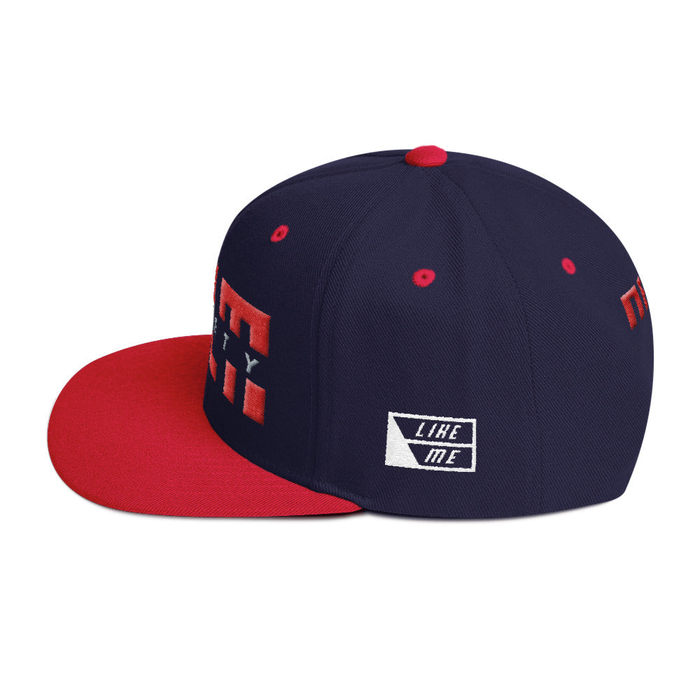 NELM SOCIETY SPLIT I Snapback Hat