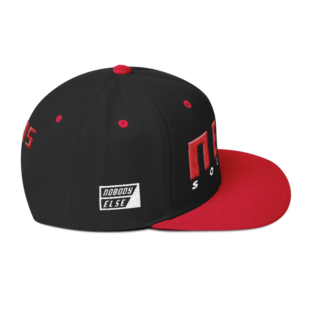 NELM SOCIETY RED Snapback Hat