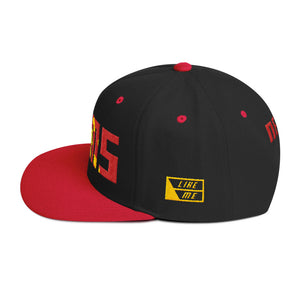 NELMS Red/Yellow Camo Design Snapback Hat