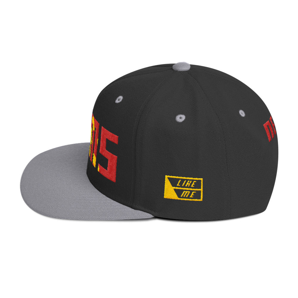 NELMS Red/Yellow Camo Design Snapback Hat