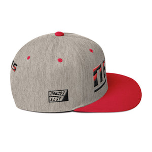 NELMS RED SWIRL Snapback Hat