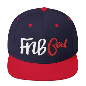 NELMS FNBGod White/Red Snapback Hat