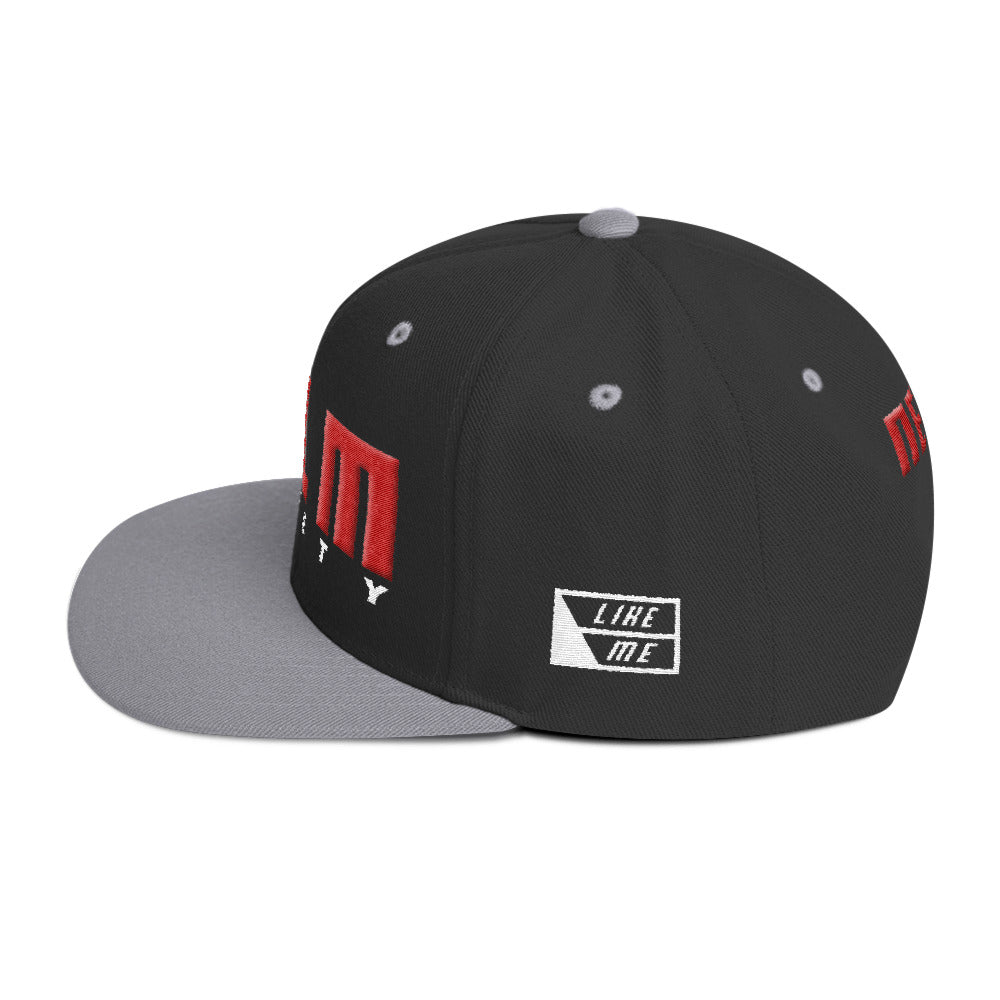 NELM SOCIETY RED Snapback Hat