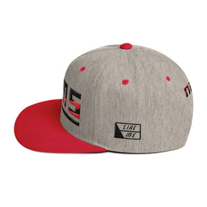 NELMS RED SWIRL Snapback Hat