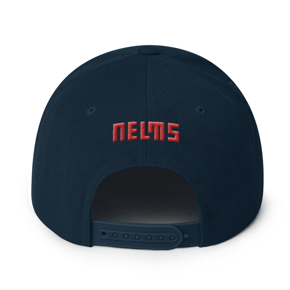 NELM SOCIETY SPLIT RWB Snapback Hat