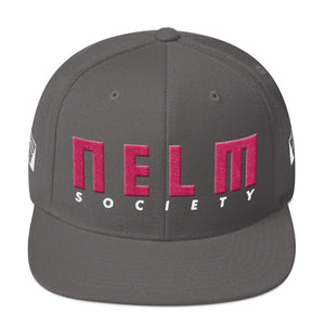 NELM SOCIETY PINK Snapback Hat