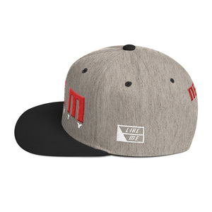 NELM SOCIETY RED Snapback Hat