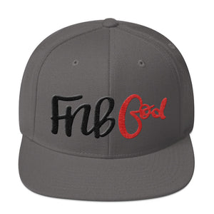 NELMS FNBGod Black/Red Snapback Hat