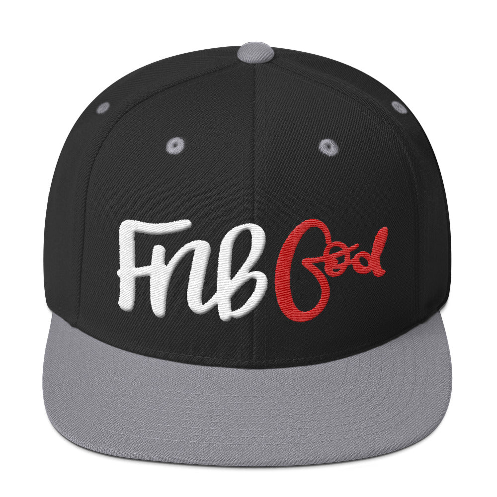 NELMS FNBGod White/Red Snapback Hat