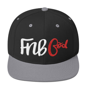 NELMS FNBGod White/Red Snapback Hat