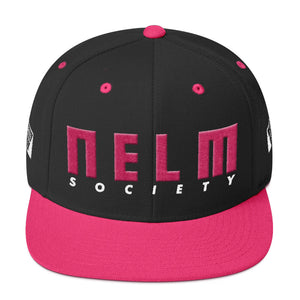 NELM SOCIETY PINK Snapback Hat