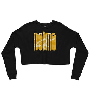 NELMS Gold Camo Crop Sweatshirt