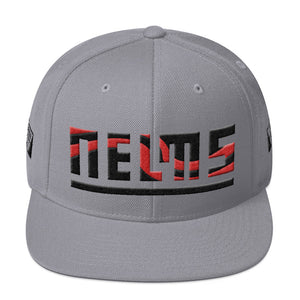 NELMS RED SWIRL Snapback Hat