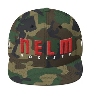 NELM SOCIETY RED Snapback Hat