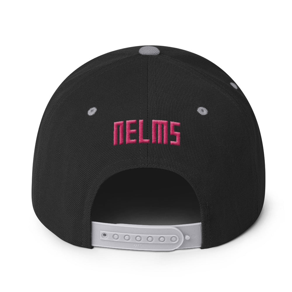 NELM SOCIETY PINK Snapback Hat